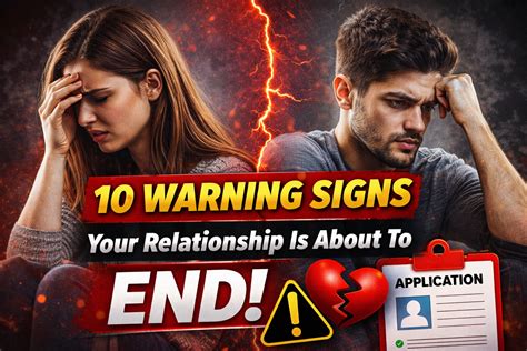 Recognize warning signs in your relationship