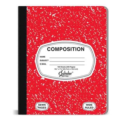 Red Composition Book