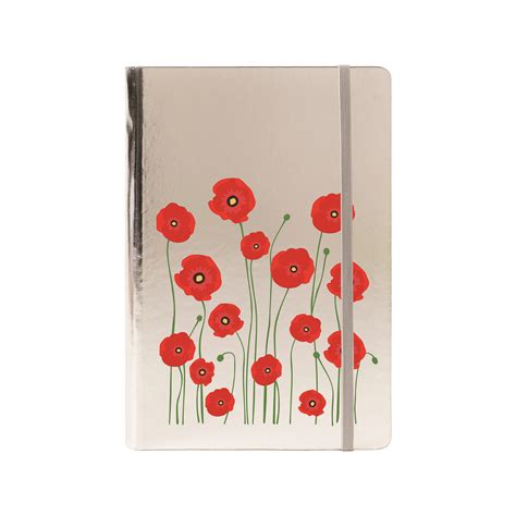 Red Poppies Mini Notebook