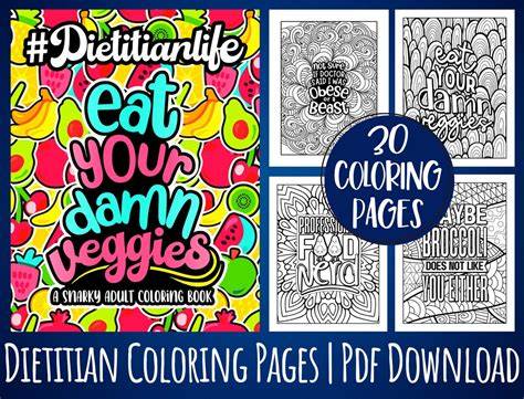 Registered Dietitian Swear Word Coloring Book