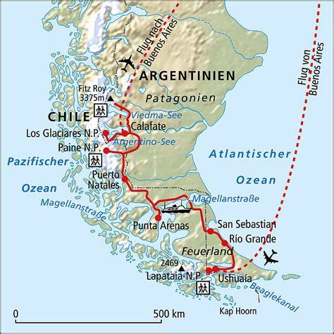 Reise durch Patagonien