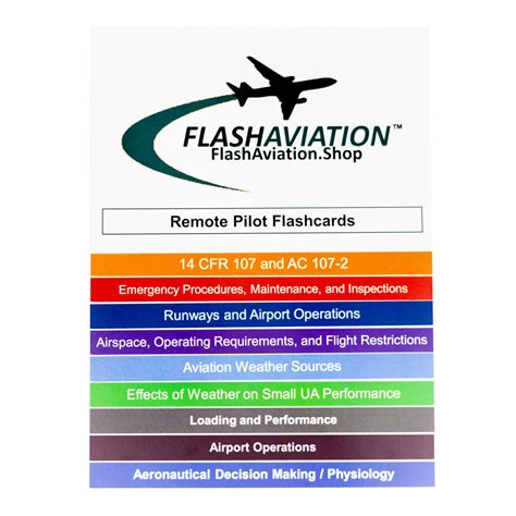Remote Pilot Part 107 Flashcards