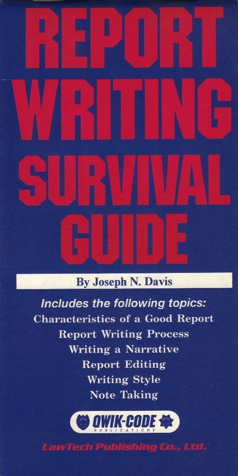 Report Writing Survival Guide (Qwik-code)