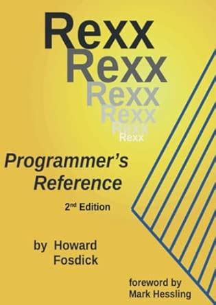 Rexx Programmer's Reference