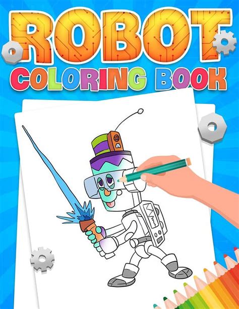 Robots Coloring Book