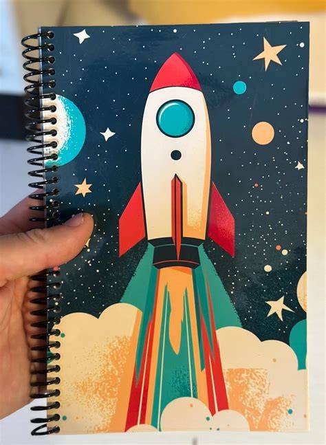 Rocket notebook: Rocket Ship