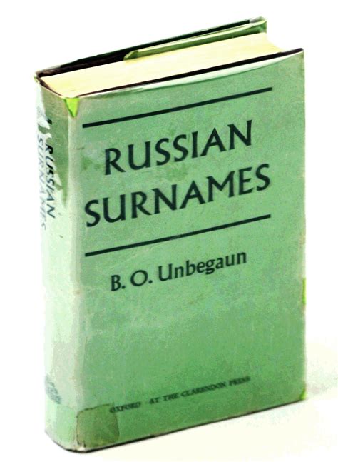Russian surnames