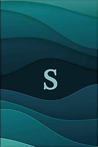 S: Monogram Initial S Notebook: lists & tasks & notes