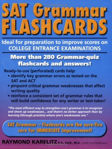 SAT Grammar Flashcards