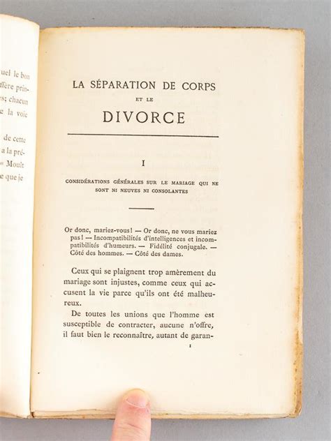 SEPARATION DE CORPS