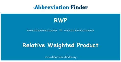 SIDR Relative Weighted Product (RWP) Assignment Process