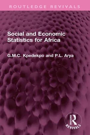 SOCIAL AND ECONOMIC STATISTICS FOR AFRICA