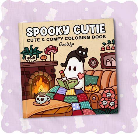 SPOOK BUT CUTE COLORING BOOK