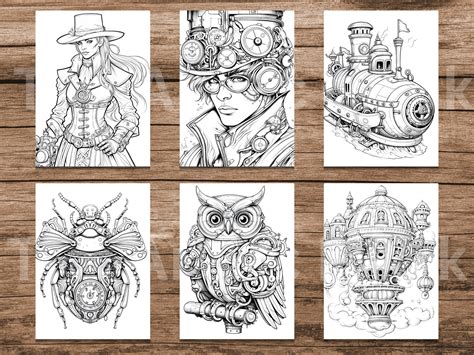 STEAMPUNK: Coloring Book