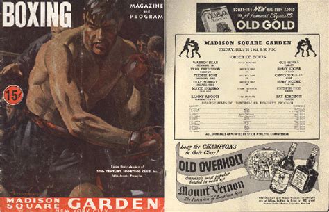 Sammy-Bob Montgomery vs Angott Official Program (1942)