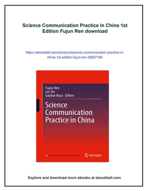 Science Communication Practice in China