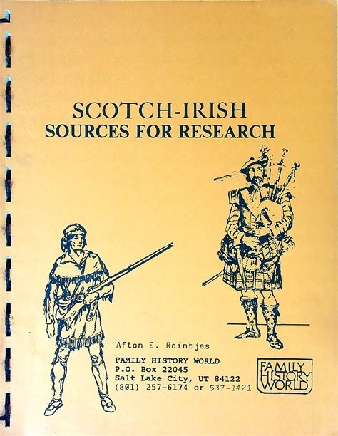 Scotch-Irish Sources For Research
