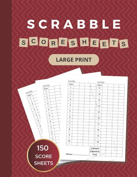 Scrabble Score Book