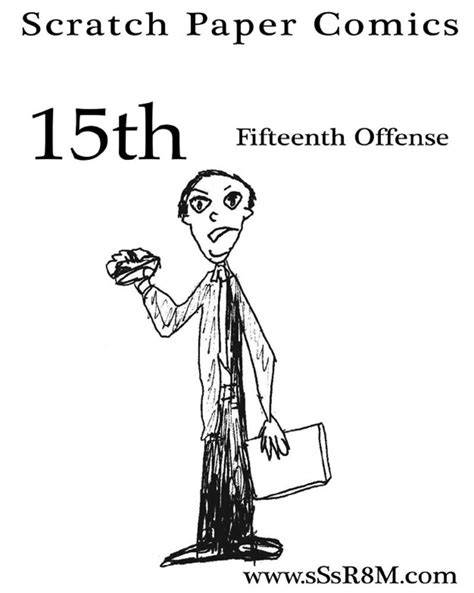 Scratch Paper Comics: First Offense