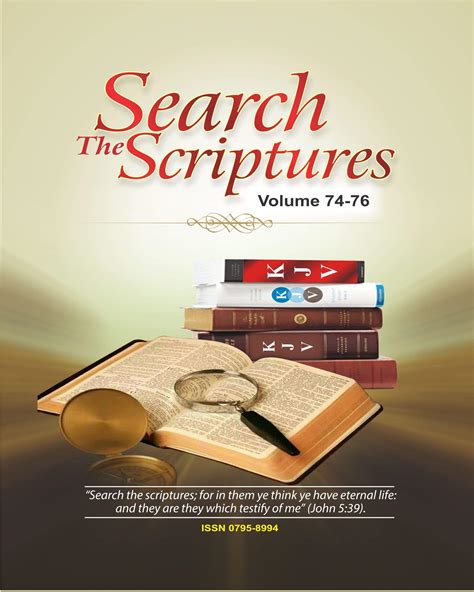 Search The Scriptures Volume 74-76