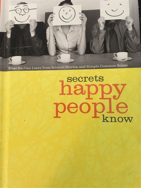 Secrets of Happy People