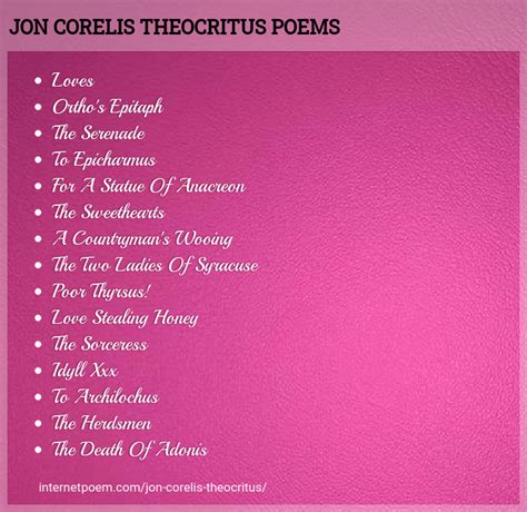 Selected Poems by Jon Corelis (2nd edition)