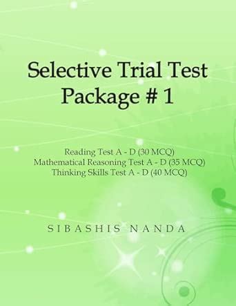 Selective Trial Test Package Set 1