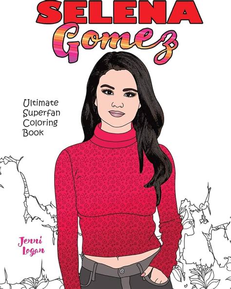 Selena Gomez Inspired Coloring Book