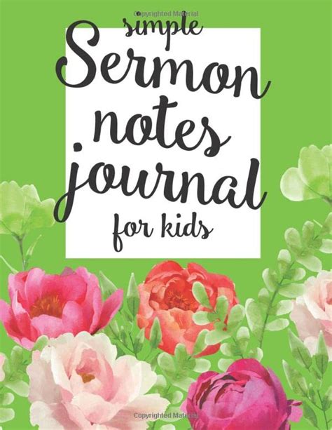 Sermon Notes Journal