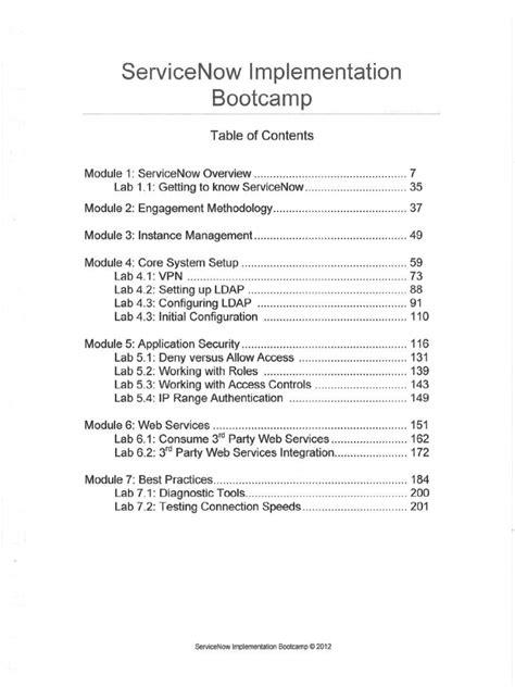 ServiceNow Implementation Bootcamp