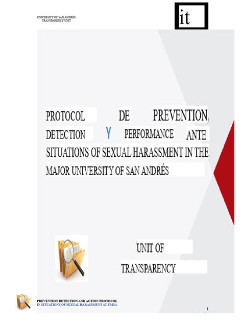 Sexual harassment protocol