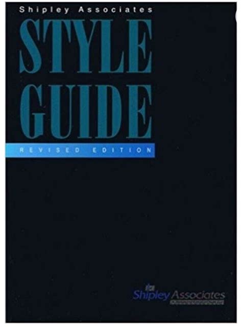 Shipley Associates Style Guide