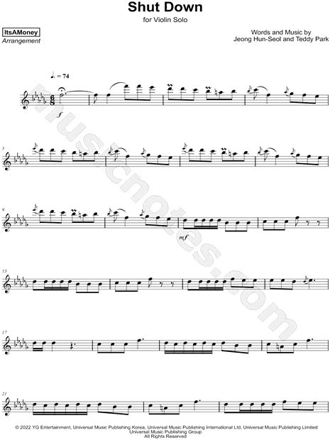 Shut Down Sheet Music