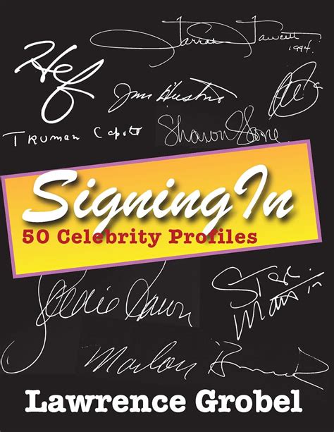 Signing In: 50 Celebrity Profiles