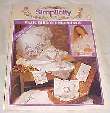 Simplicity Basic Ribbon Embroidery Craft Book 1994