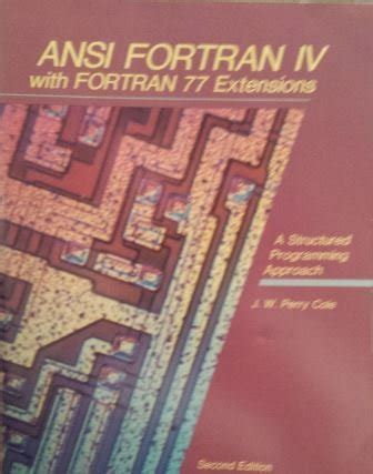 Simplified ANSI FORTRAN IV programming