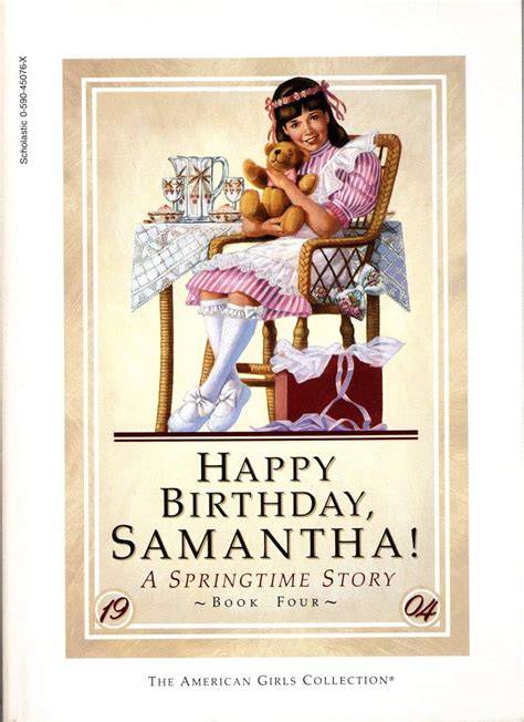 Sincerely, Samantha