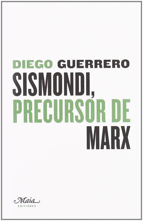 Sismondi, precursor de Marx