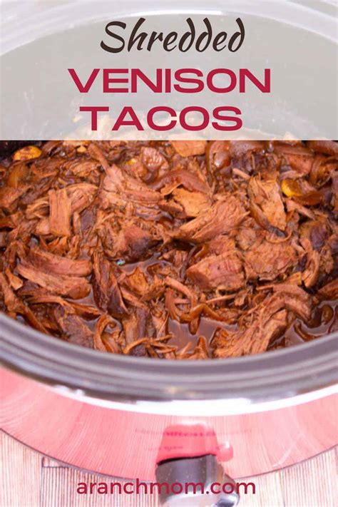 Slow Cooker Shredded Venison for Tacos Cookbook