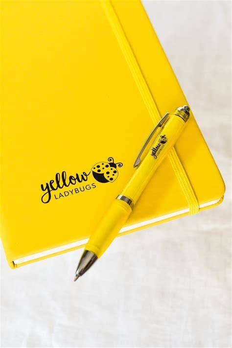 Small World Notebook: Yellow Ladybugs on the Leaf