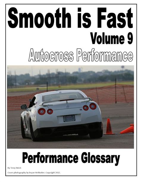 Smooth is Fast Autocross Performance: Driver Input