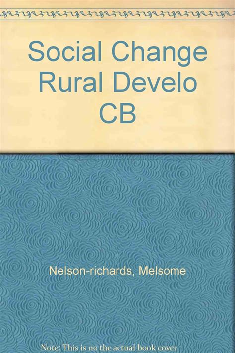 Social Change & Rural Developm