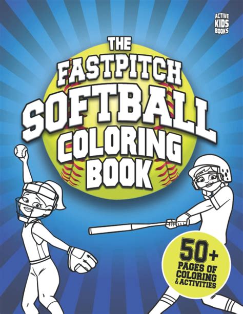 Softball Coloring Book
