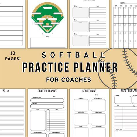 Softball Practice Planner