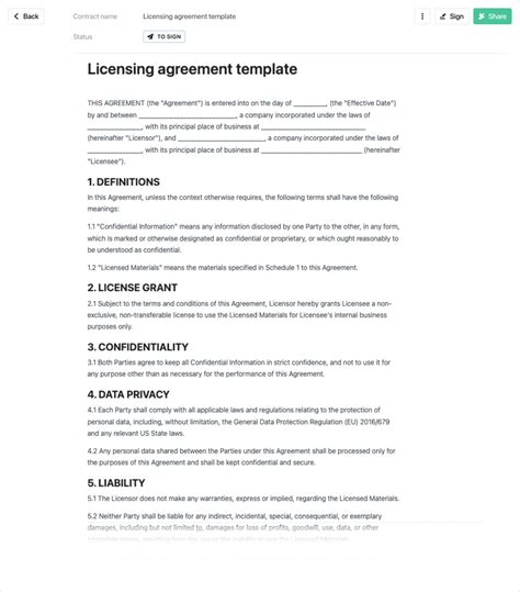 Software licensing agreements