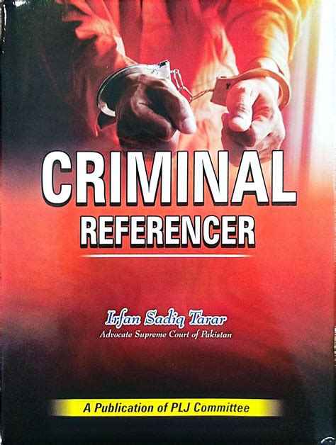 Sohoni's criminal referencer