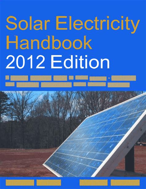 Solar Electricity Handbook - 2012 Edition
