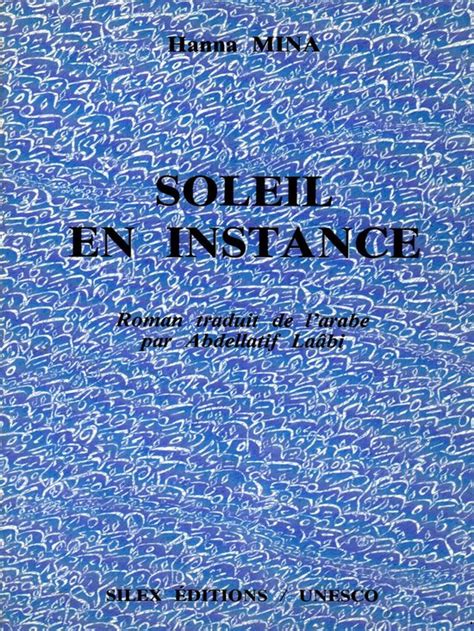 Soleil en instance - roman