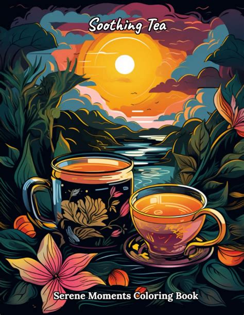 Soothing Tea: Serene Moments Coloring Book