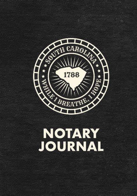 South Carolina Notary Journal Log Book: Paperback